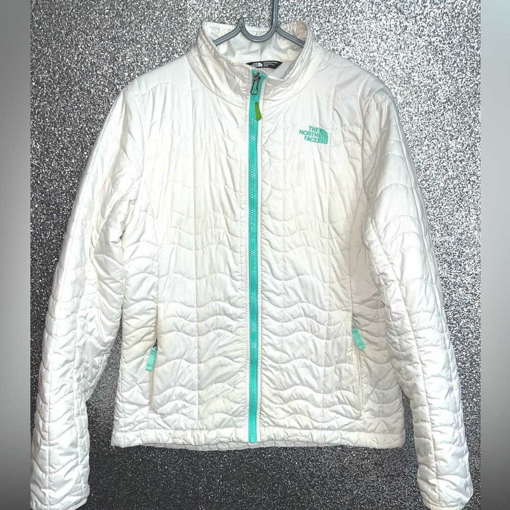 Ladies White The North Face Jacket